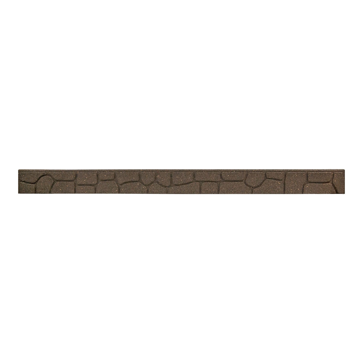 1.2m Recycled Rubber Lawn Edging - Ultra Curve Border Stone - H9cm