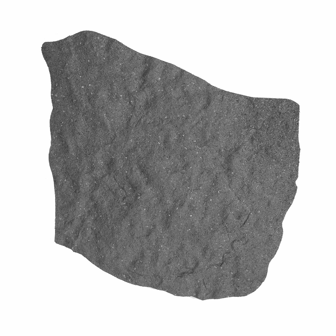 Greenfingers Recycled Rubber Stepping Stone - Grey