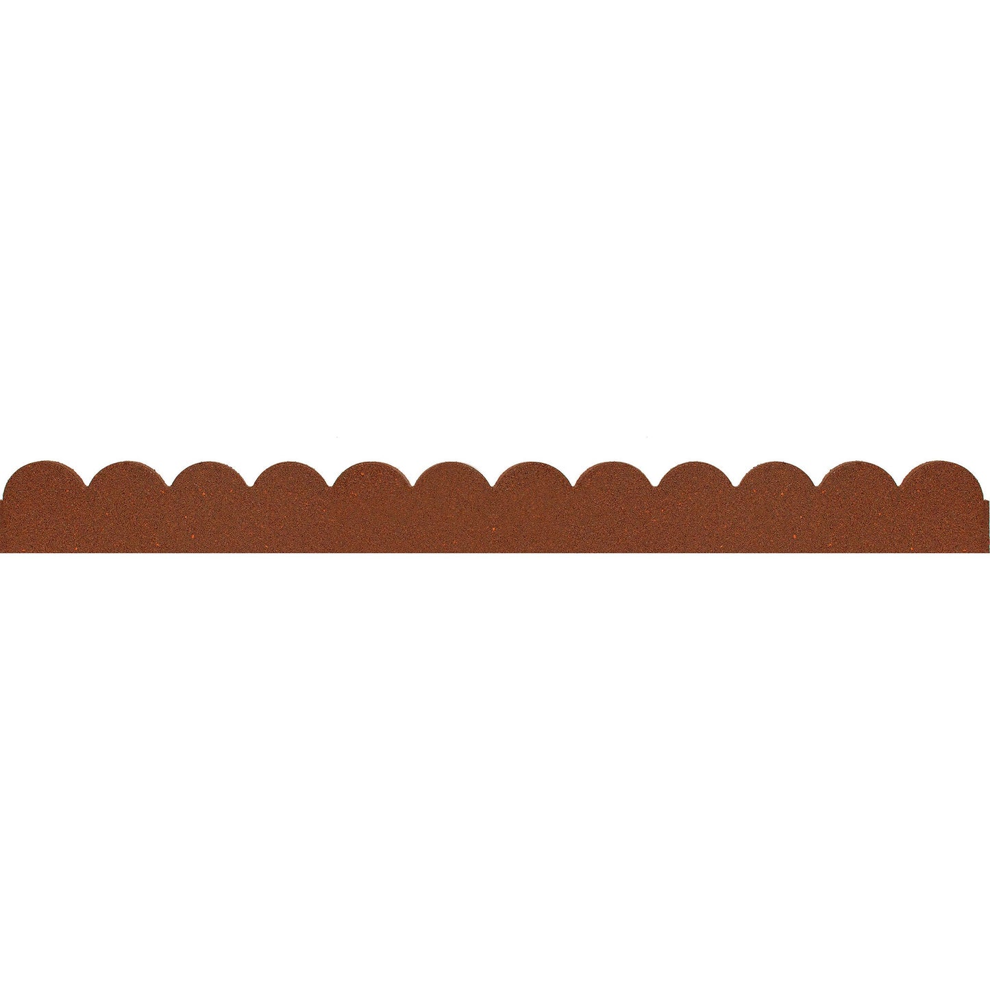 1.2m Recycled Rubber Lawn Edging - Flexi Curve Scallop - H10cm