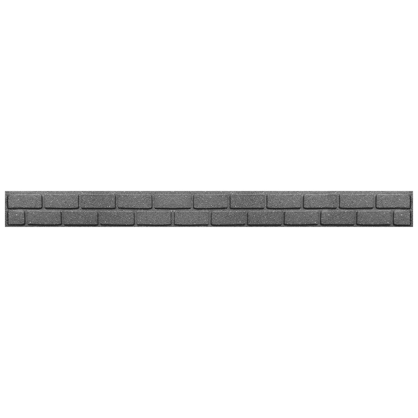 1.2m Recycled Rubber Lawn Edging - Ultra Curve Border Bricks