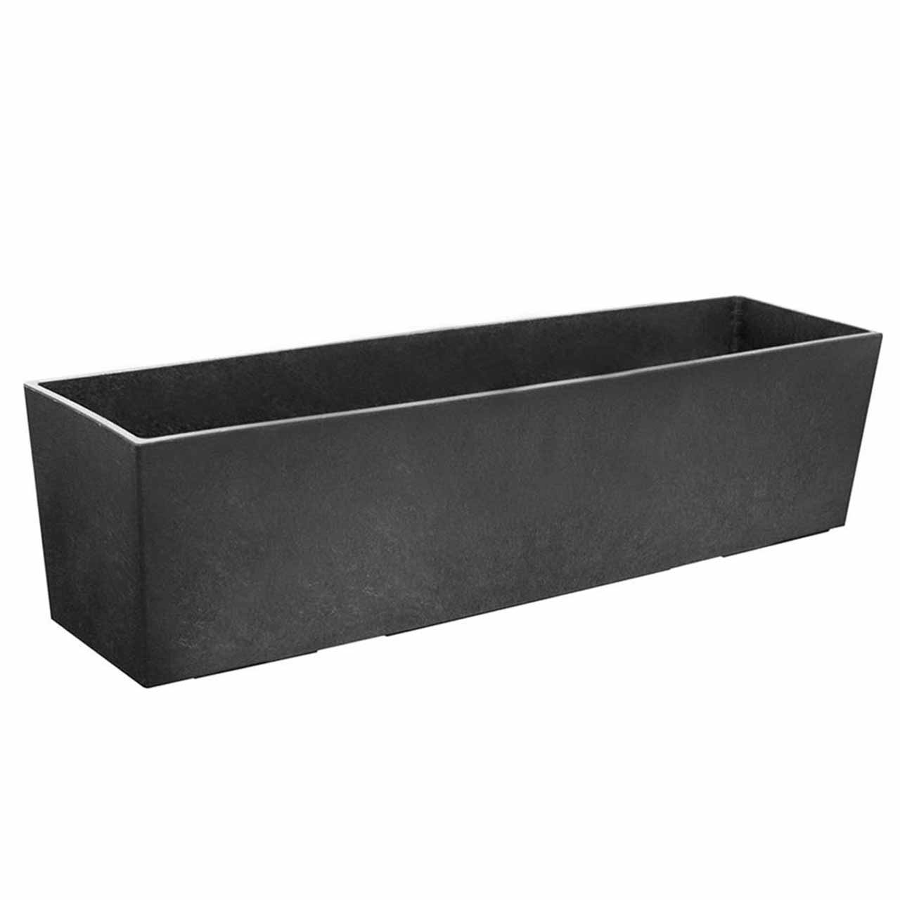 Tierra Verde Sonata Table Top Trough Planter - Slate