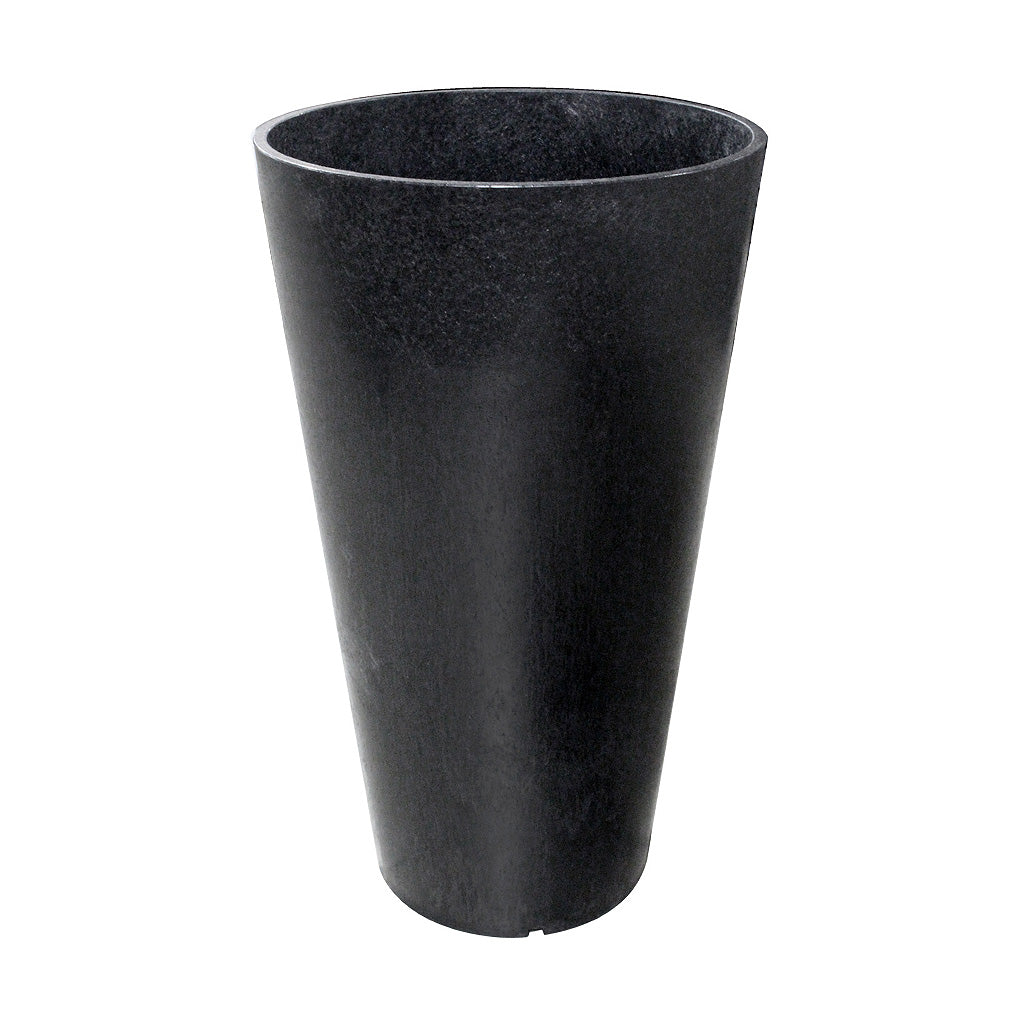 Tierra Verde Concerto Planter - Slate - W30cm x D30cm x H50cm