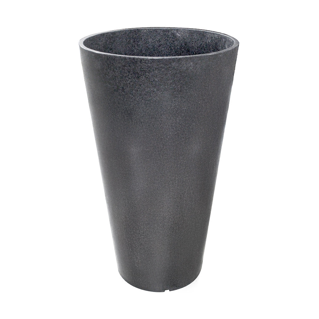Tierra Verde Concerto Planter - Steel Grey - W30cm x D30cm x H50cm