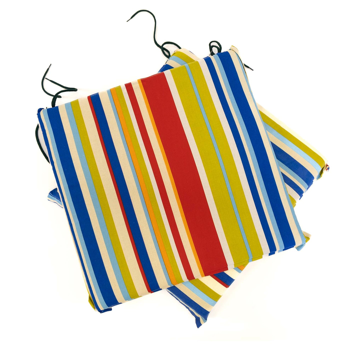 Ellister Square Seat Cushion 2 Pack - Garden Fete - 38 x 40cm