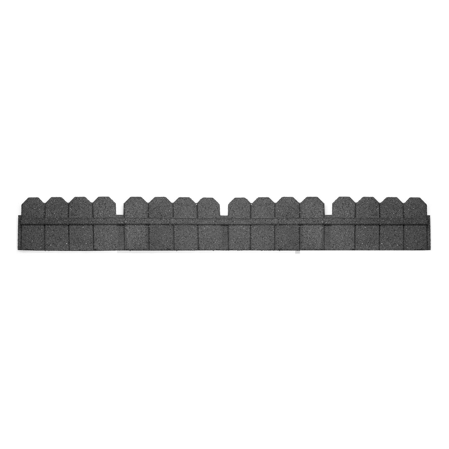 1.2m Recycled Rubber Lawn Edging - Ultra Curve Maryland - H15cm