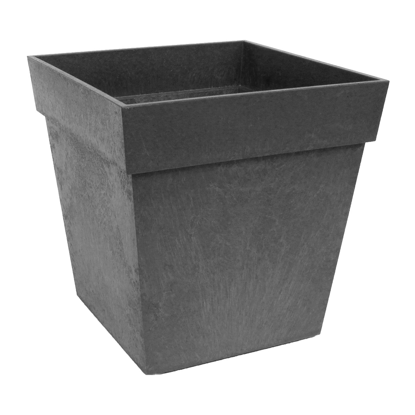 Tierra Verde Symphony Square Planter - 33cm - Steel Grey