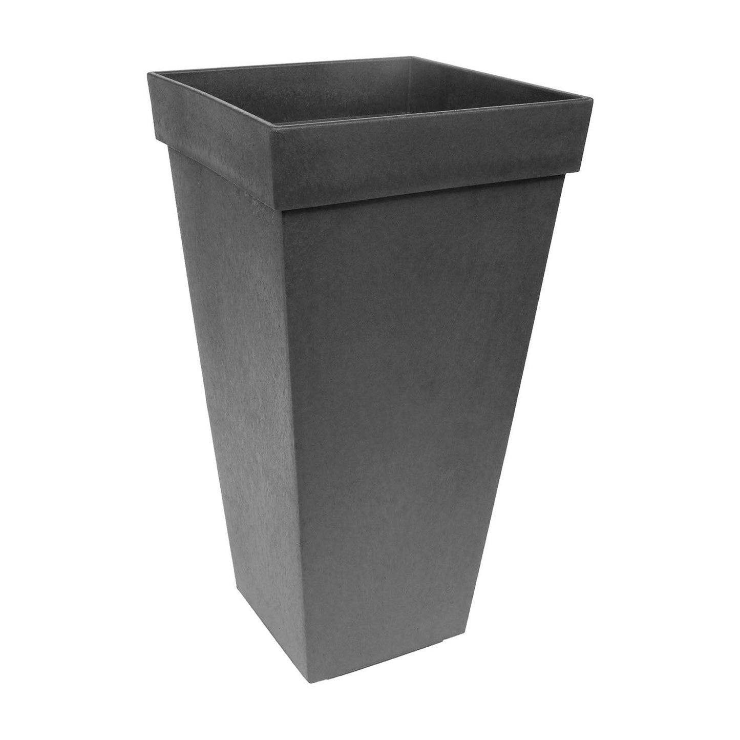 Tierra Verde Symphony Square Planter 71cm - Steel Grey