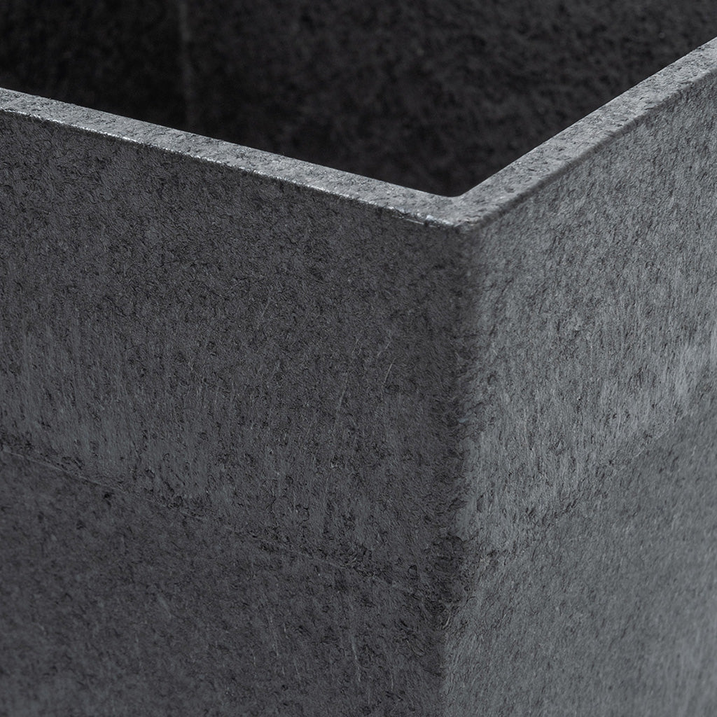 Tierra Verde Symphony Square Planter 71cm - Steel Grey