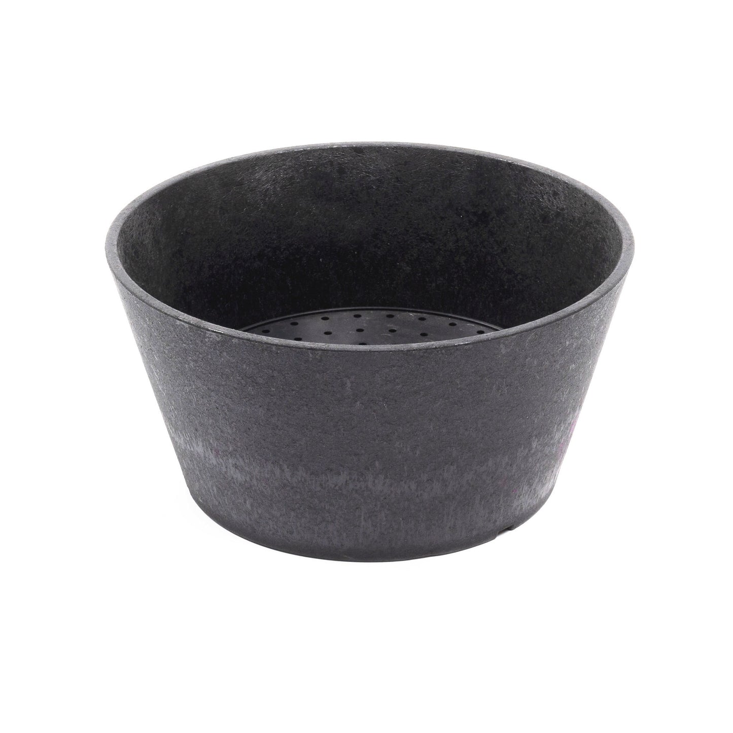 Tierra Verde Octavia Round Planter 15cm - Steel Grey