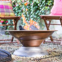 La Hacienda Moda Enamelled Firepit - 61cm Diameter