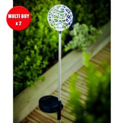 Cole and Bright Solar Wire stake light - Twin Pack