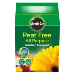 Miracle Gro Organic Choice All Purpose Peat Free Compost - 8 Litres