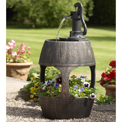 Greenhurst Barrel Water Feature and Planter