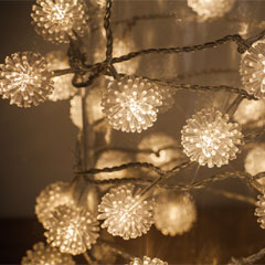 Noma Ball LED Twinkle Lights - 40 Warm White