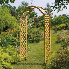 Gardman FSC Elegance Wooden Arch - Tan