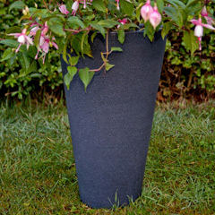 Terra Clay-Look Resin Round Flowerpot - 28cm diameter
