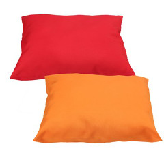 Scatter Cushions Pack of 2 - Tangerine and Poppy