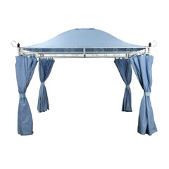 Camelot Regency Superior Square Gazebo 3m Sky Blue