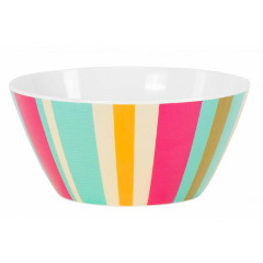 Navigate HotHouse Stripe Melamine Dessert Bowl