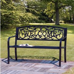 Ellister Stamford Welcome Bench 127cm - Black