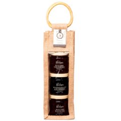 Mrs Bridges Preserves Selection Triple Jars in Jute Bag