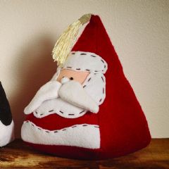 Christmas Character Doorstop - Santa