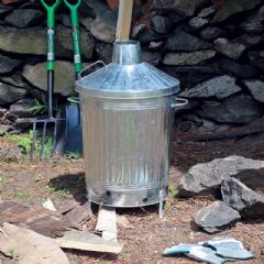 Galvanised Incinerator - 67cm Height