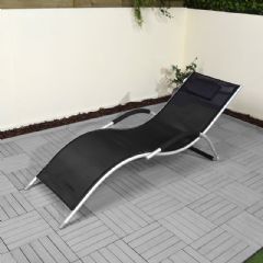 Ellister Poly-Weave Sunlounger