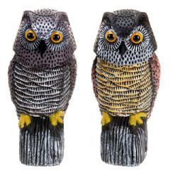 Greenfingers Bird Scarer Owl Moving Head - 38cm Height Assorted Colours