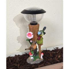 Greenfingers Spade and Birds Solar Light - 38.5cm Height