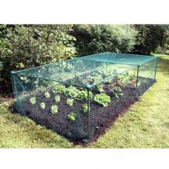 Complete Build It Fruit Veg Cage Kit 20mm Bird Netting - W200 x D200 x H125cm