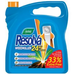 Resolva 24H Weedkiller  RTU - 3L + 1L Extra Free