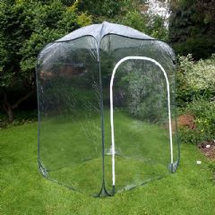 Poly Pop Up Cage With Door - 125x125x135cm