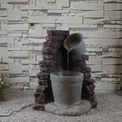 Greenfingers Double Barrel Water Feature