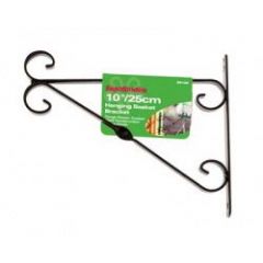 SupaGarden Hanging Basket Bracket 30cm/12in Black