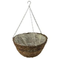 Apollo Willow Hanging Basket 16in