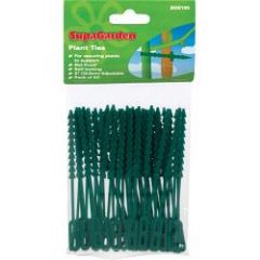 SupaGarden Adjustable Plant Ties 33cm Pack 25