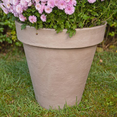 Terra Clay-Look Round Plant Pot - 40cm diameter