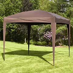 Glendale Pop Up Gazebo 3m - Brown