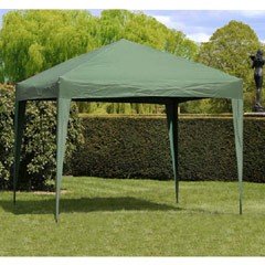 Camelot Easy Up Gazebo Olive with 2 FREE Curtains