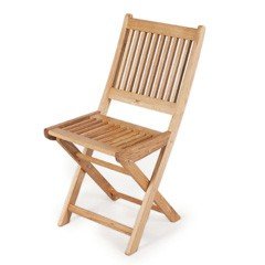 Almondvale White Oak Folding Chair