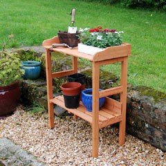 FSC Fir Potting Table