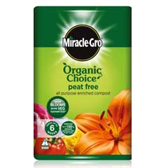 Miracle-Gro Organic Choice All Purpose Peat Free Compost 8 Litre