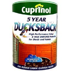 Cuprinol Ducksback Waterproofer Autumn Brown 5 Litres