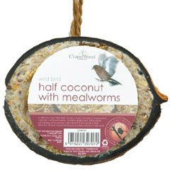 Chapelwood Coconut Half Filled with Suet and Mealworms