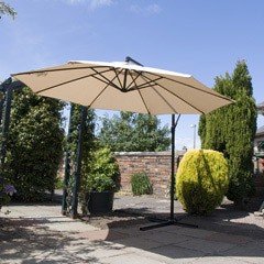 Ellister Premier Cantilever Parasol White - 3m