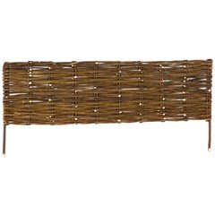 Greenfingers Willow Hurdle Lawn Edging - Woven Design 45x100cm