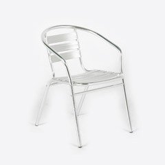 Greenfingers Kensington Bistro Chair - Aluminium