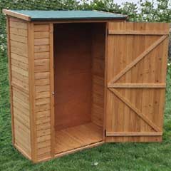 Greenfingers Pent Storage Cabinet - 4 x 5ft