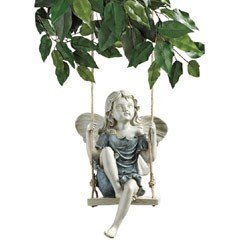 Design Toscano - Fairy on a Swing Ornament